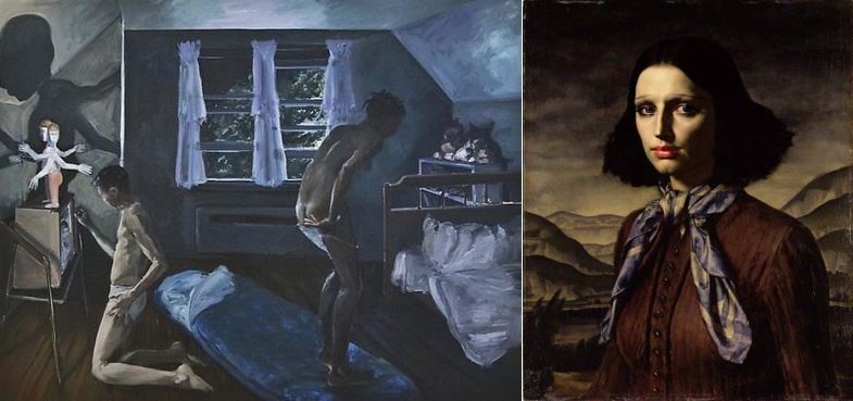 Left: Fischl – Slumber :Party (1986) Right Brockhurst- Dorette (1933)