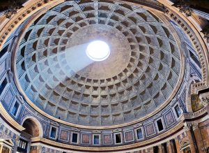 Italy-Rome Pantheon dome